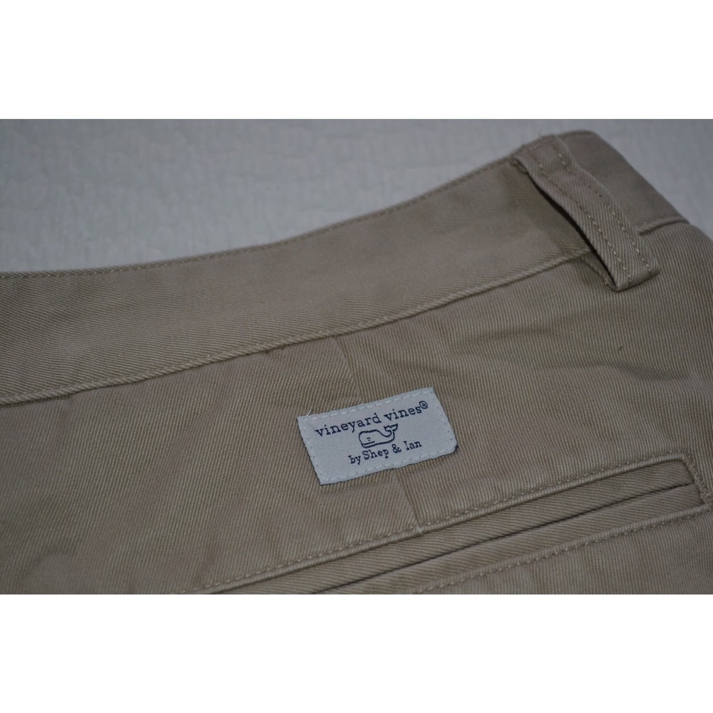 48537 Vineyard Vines Pants Khakis Chinos Mens Size 36 x 32 Straight Cotton Tan